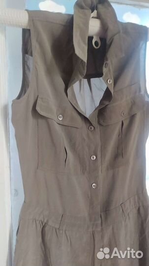 Комбинезон шёлковый хаки supertrash р. 42-44