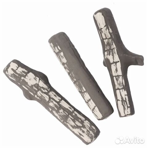 Керамические дрова обгорелые ZeFire - 3 шт