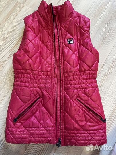 Жилетка детская для девочки осень весна Fila