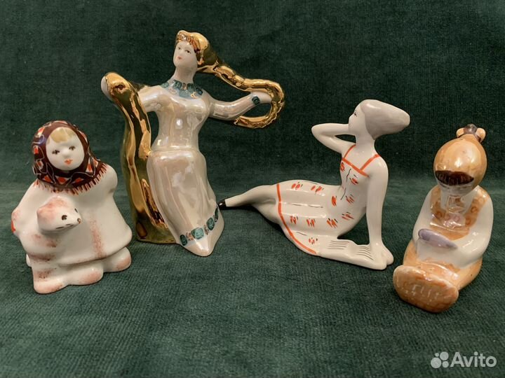 Фарфоровые статуэтки времен СССР Сысерть