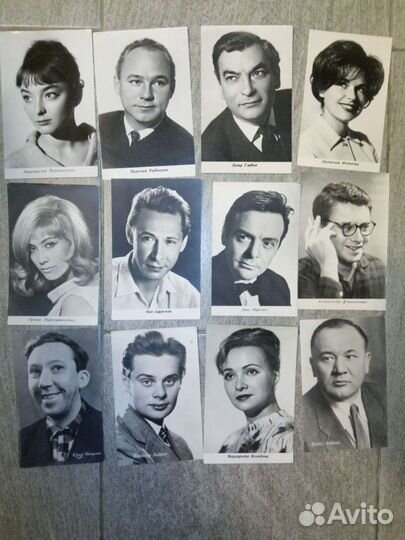 Открытки с артистами СССР