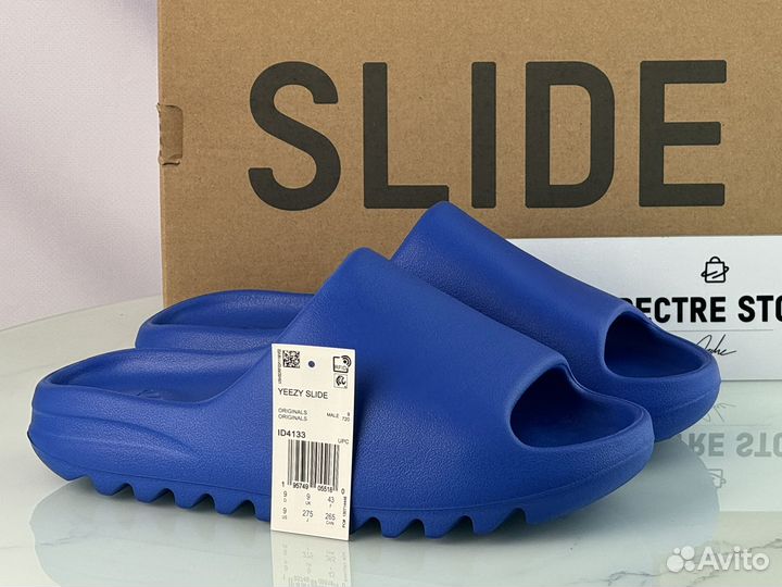 Тапочки Шлепанцы Adidas Yeezy Slide Azure