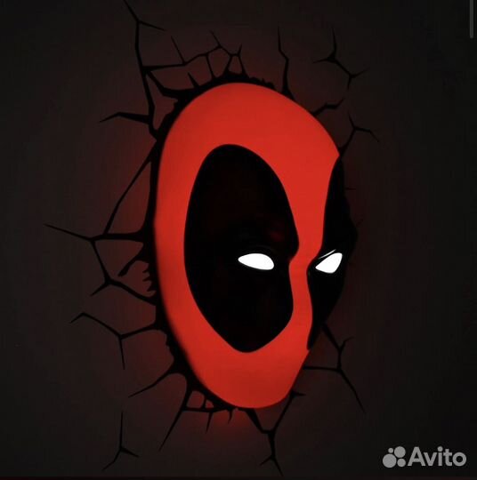 Светильник 3D Марвел Deadpool
