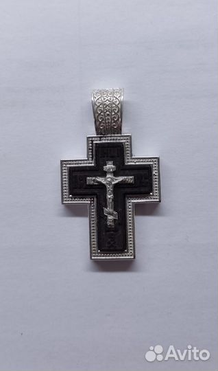 Подвеска, Крест, серебро