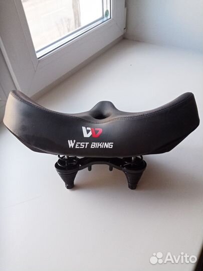Седло для велосипеда широкое