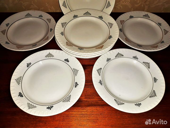 Тарелки Фарфор с позолотой СССР