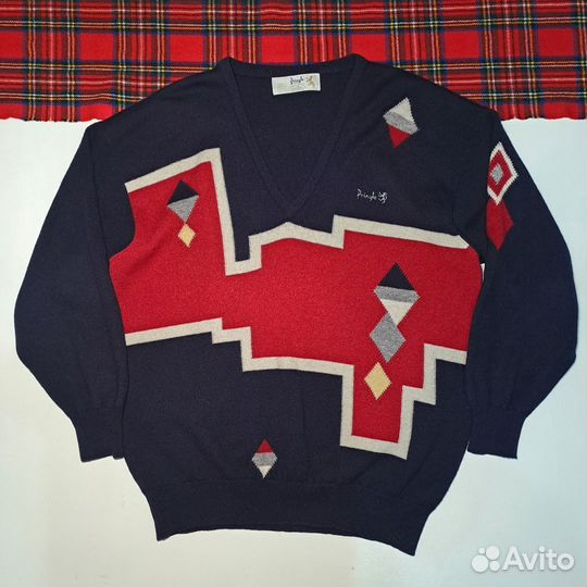 Винтажный шерстяной джемпер Pringle of Scotland