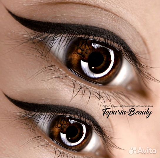 Татуаж губ бровей век