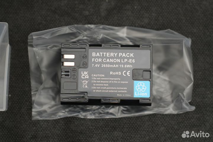 Новый аккумулятор и зарядка для Canon Batmax LP-E6