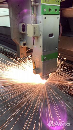 Лазерная резка металла, листогиб 8мм