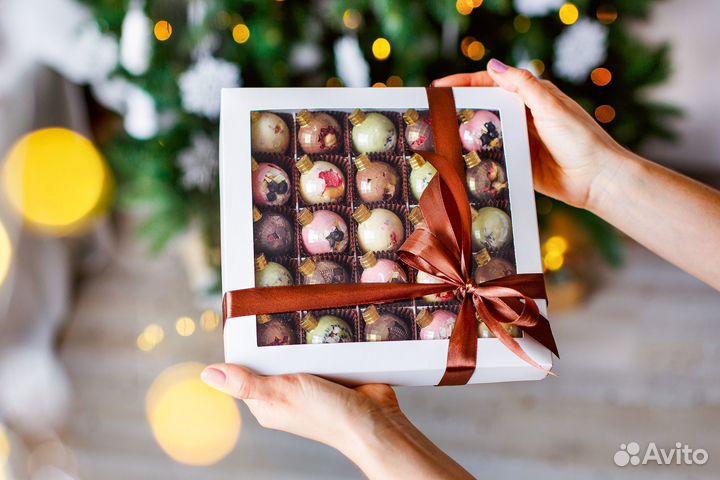 Подарки из бельгийского шоколада к новому году