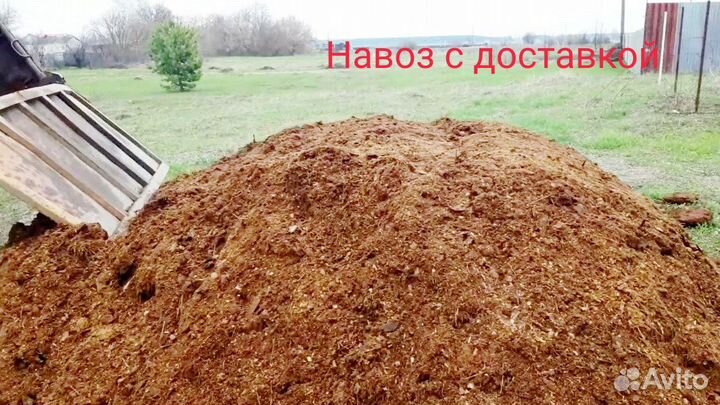 Навоз коровий сепар быстроперегнивающий доставкой