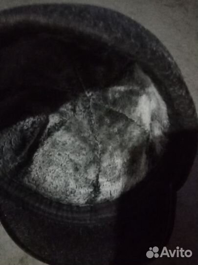 Мужская зимняя шапка с козырьком 56 размер