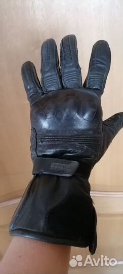 Мотоперчатки кожаные бу