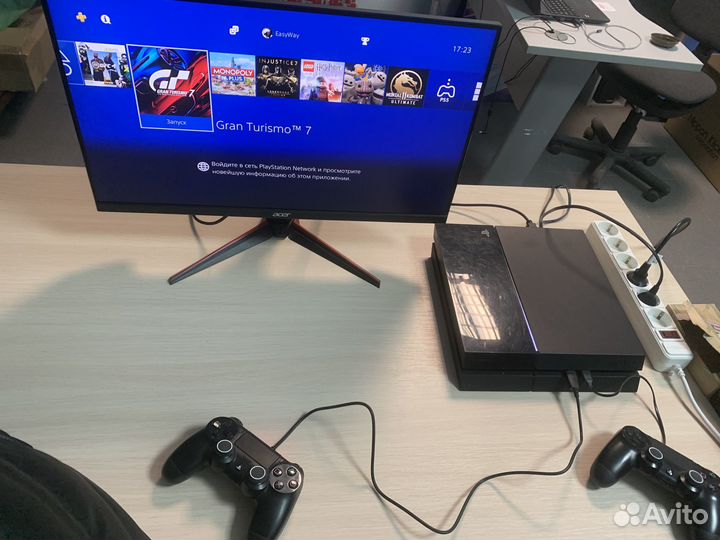 Playstation 4 2гп+GT7+UFC4
