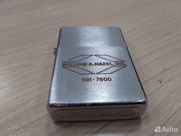 Старая Зажигалка Бензиновая Zippo оригинал 1975г