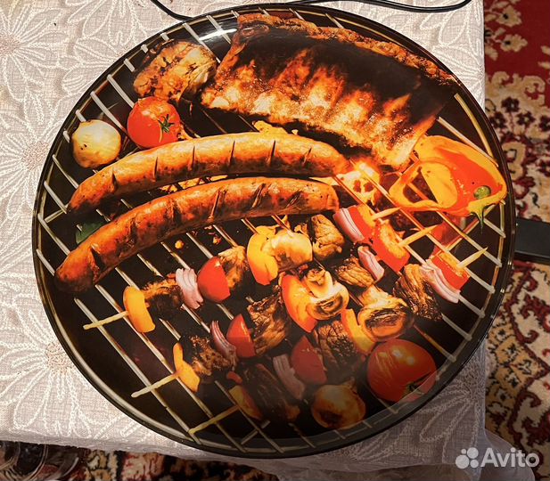 Блюдо 35 см, стекло