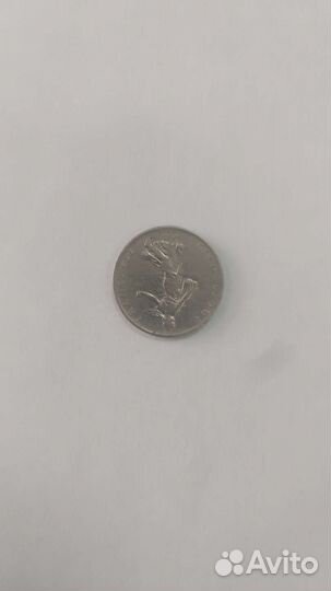 Монета 1 франк 1960 года перевёртыш
