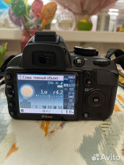 Зеркальный фотоаппарат nikon d3100