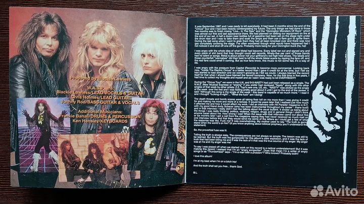 Буклет CD wasp The headless children