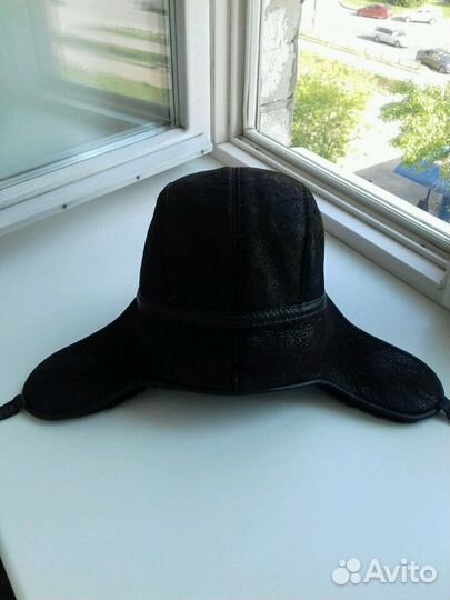 Натуральная мужская шапка ушанка