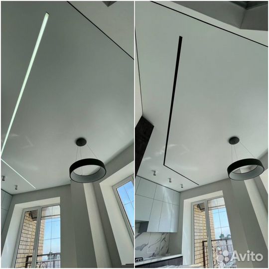 Натяжные потолки, матовые, глянцевые, сатин