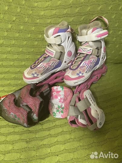 Роликовые коньки детские раздвижные