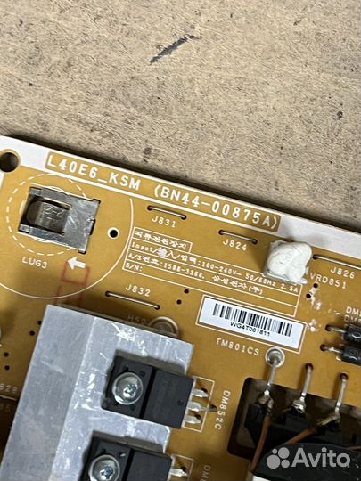 Телевизор Samsung UE43KU6510U в разбор