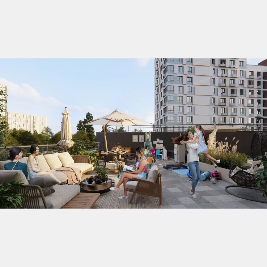 Квартира-студия, 26,4 м², 2/16 эт.