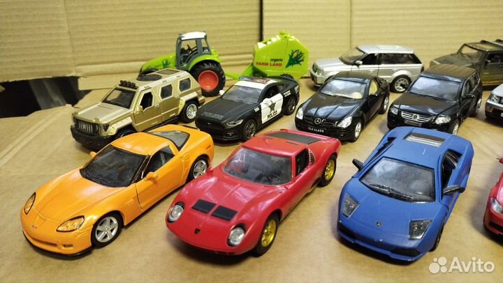 Машинки металлические 1/36-1/38