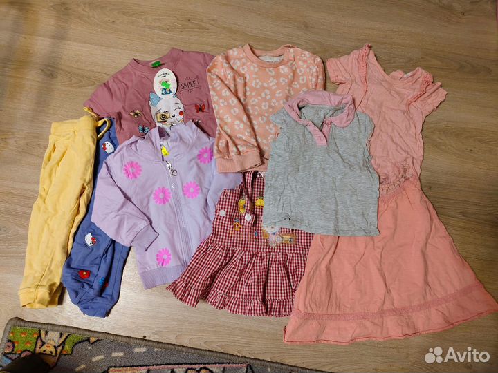 Детские вещи пакетом на девочку 80