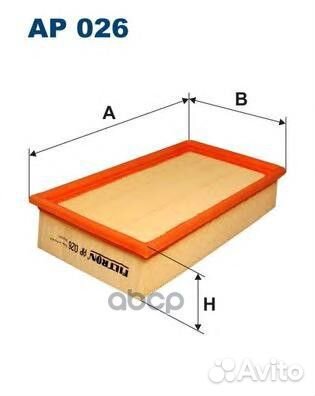 Фильтр воздушный BMW E28/30/34/36 AP026 Filtron