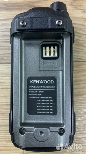Рация Kenwood UVF-1sport 10w, type-c разьем, новая