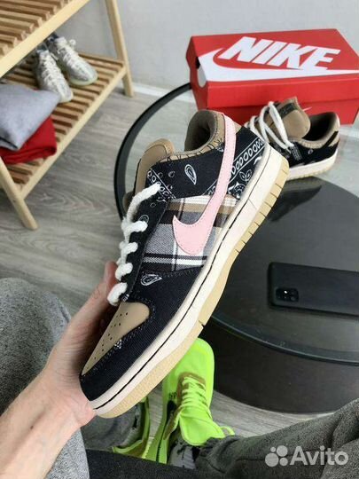 Кеды nike sb dunk low cactus jack