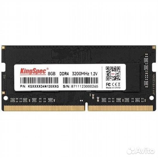Память DDR4 8Gb 3200MHz Kingspec KS3200D4N12008G R
