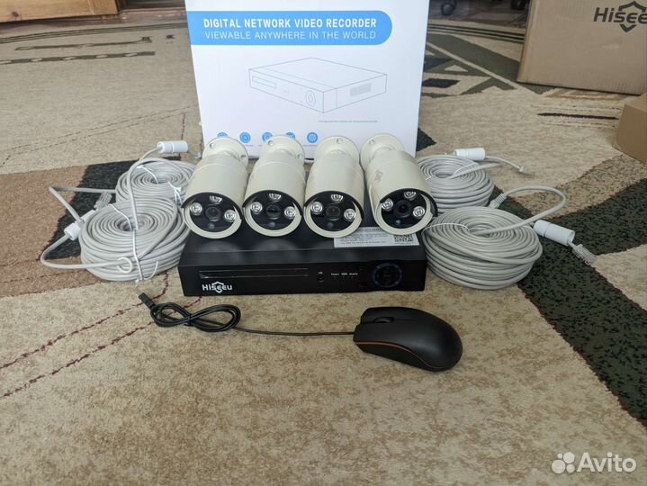 Комплект уличного ip видеонаблюдения