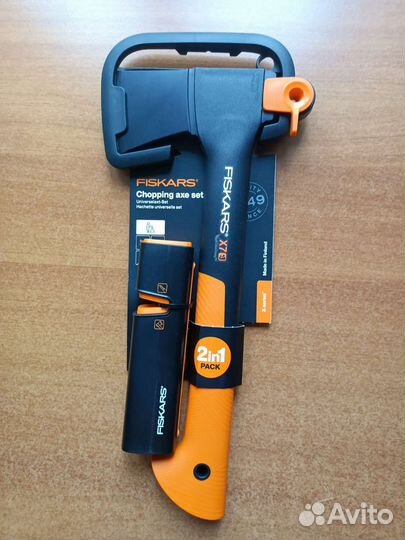 Fiskars X7 топор + точилка