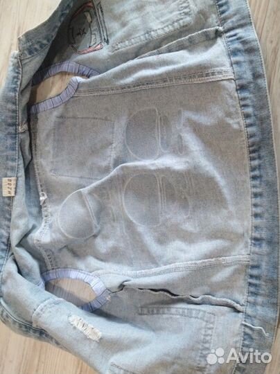 Джинсовая жилетка детская 110см