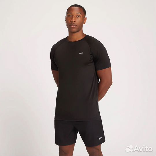 Футболка Myprotein Repeat Graphic Training - Black