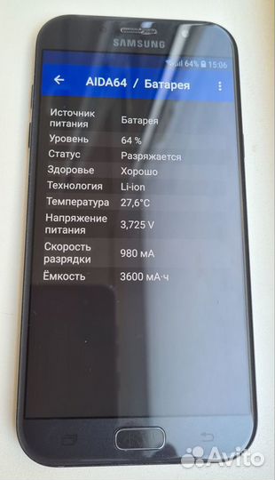 Samsung Galaxy A7 (2017) SM-A720F/DS, 3/32 ГБ