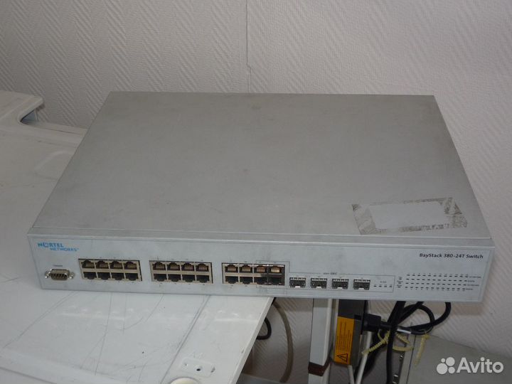 Nortel baystack 380-24t 24x 1000 на запчасти