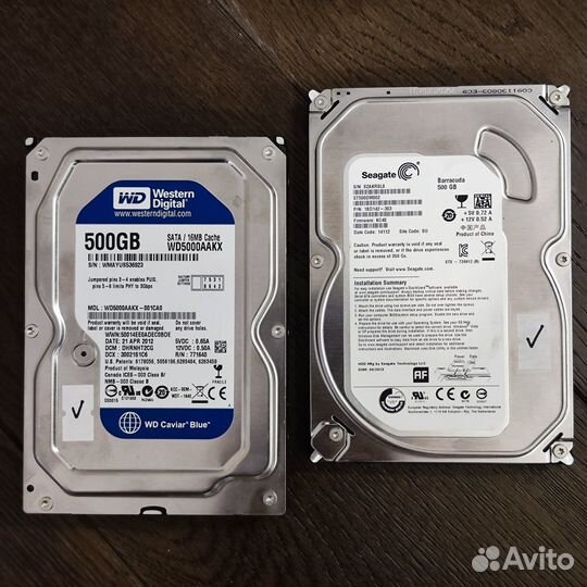 Жесткие диски 500 гб для компьютера (3,5