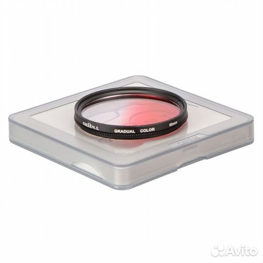 Светофильтр Green-L градиентный красный - 58mm