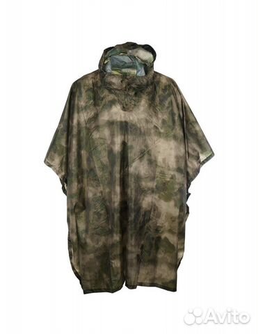 Плащ пончо дождевик армейский военный