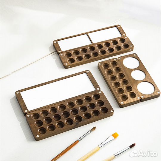 Новая Деревянная палитра пенал для акварели