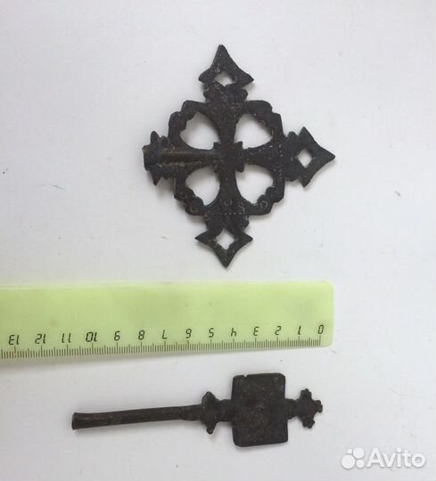 Старинный православный крест Эфиопия (сломан)
