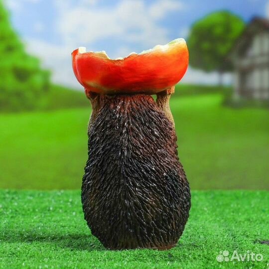 Садовая фигура 'Ежик - поилка' 23см