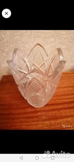 Вазы хрустальные
