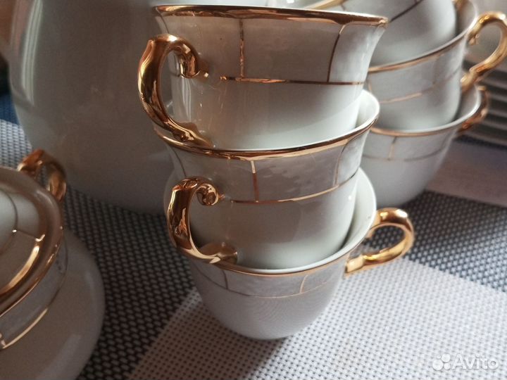 Кофейный сервиз Bernardotte. На 6 персон