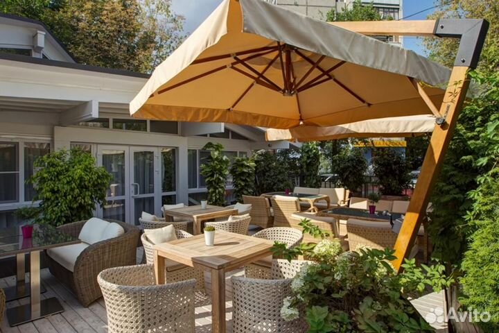 Зонт усиленный для кафе и ресторанов